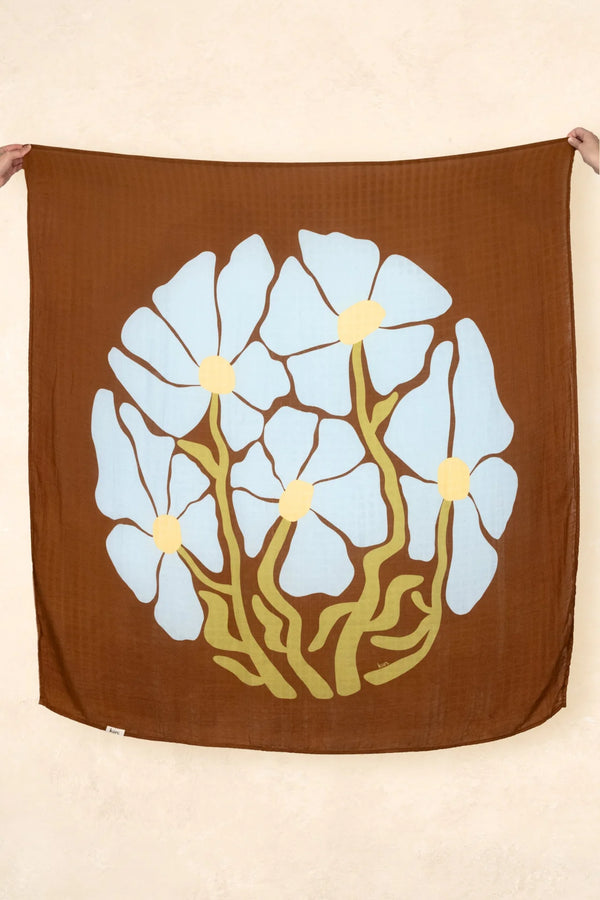Organic Muslin Swaddle | Fleur (Limited Edition)