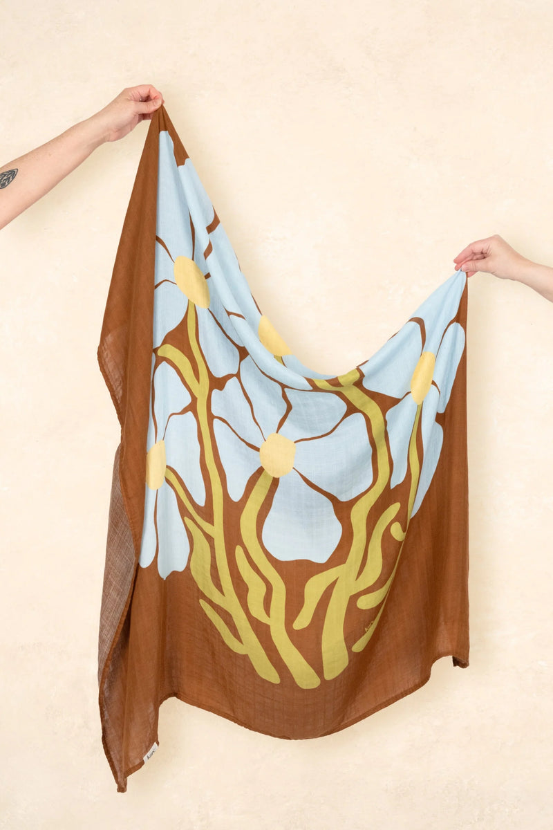 Organic Muslin Swaddle | Fleur (Limited Edition)