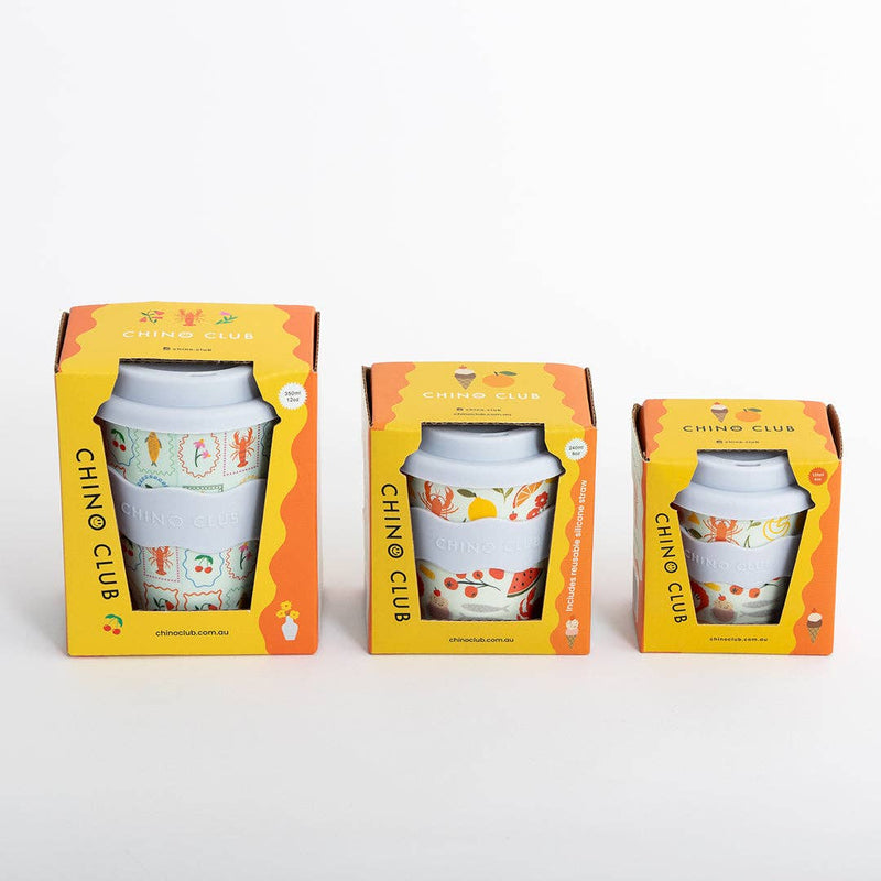 Adult Reusable Bamboo Coffee Cup 12oz (350ml) | Amalfi