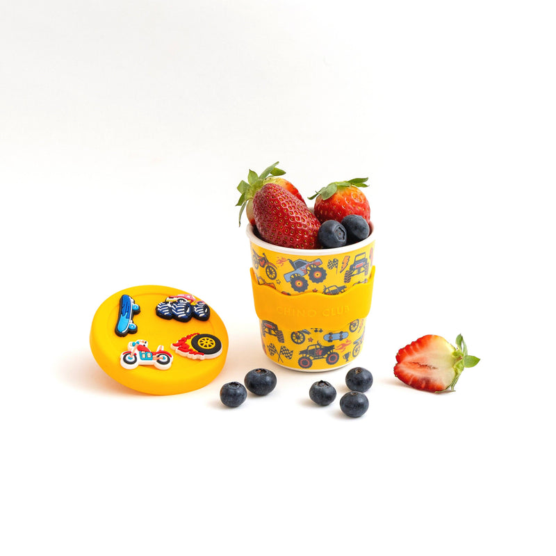 Chino Charm Keep Cup 8oz (240ml) with Charms and Straw | Wheelies