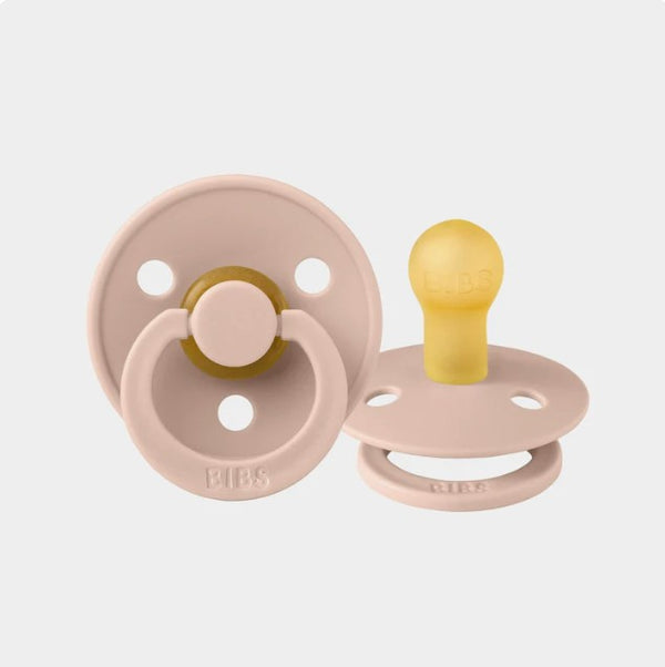 BIBS Colour Dummies (Pacifiers) 2 Pack | Blush