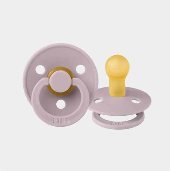BIBS Colour Dummies (Pacifiers) 2 Pack | Dusky Lilac