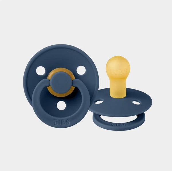 BIBS Colour Dummies (Pacifiers) 2 Pack | Steel