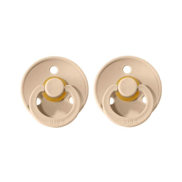 BIBS Colour Dummies (Pacifiers) 2 Pack | Vanilla