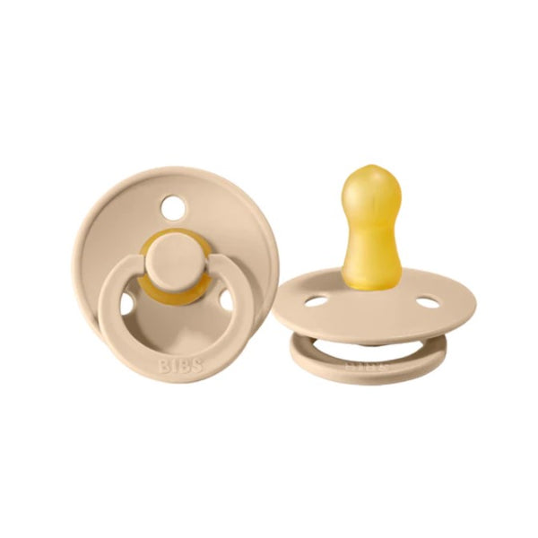 BIBS Colour Dummies (Pacifiers) 2 Pack | Vanilla