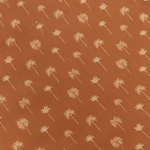 Bassinet Sheet & Change Pad Cover | Bronze Palm