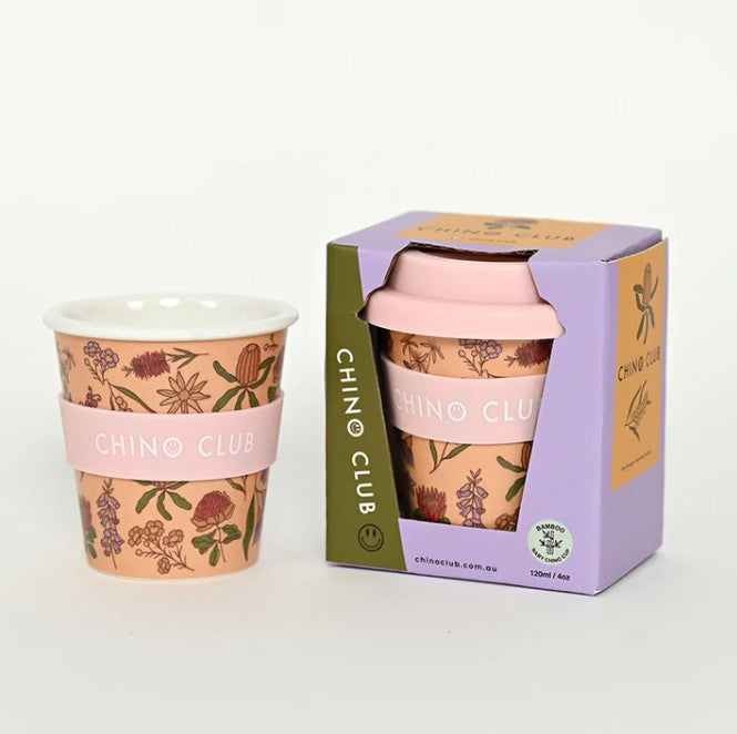 Babychino Cup 4oz (120ml) | Australian Wildflowers