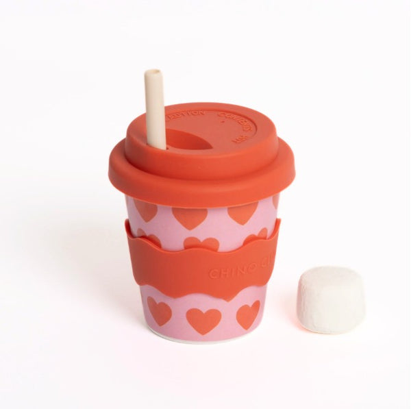 Babychino Cup 4oz (120ml) | Hearts