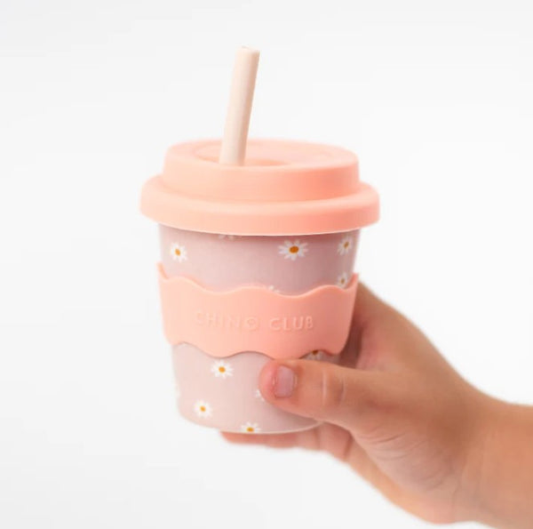 Babychino Cup 4oz (120ml) | Pink Daisy