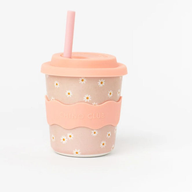 Babychino Cup 4oz (120ml) | Pink Daisy