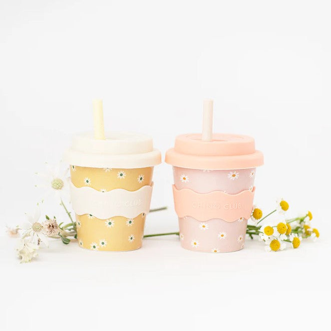 Babychino Cup 4oz (120ml) | Pink Daisy