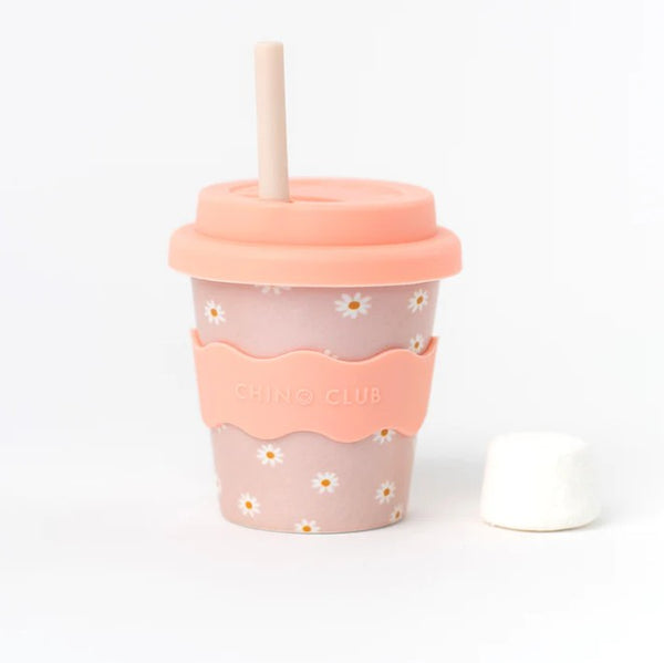 Babychino Cup 4oz (120ml) | Pink Daisy
