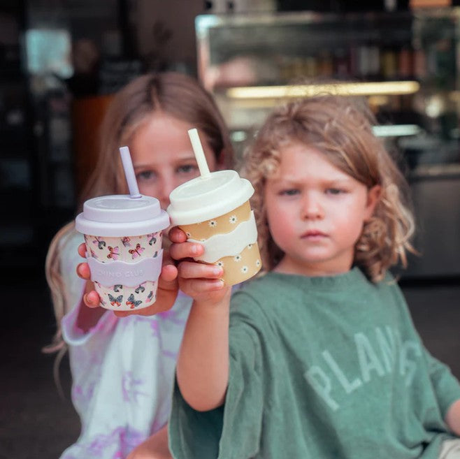 Babychino Cup 4oz (120ml) | Yellow Daisy