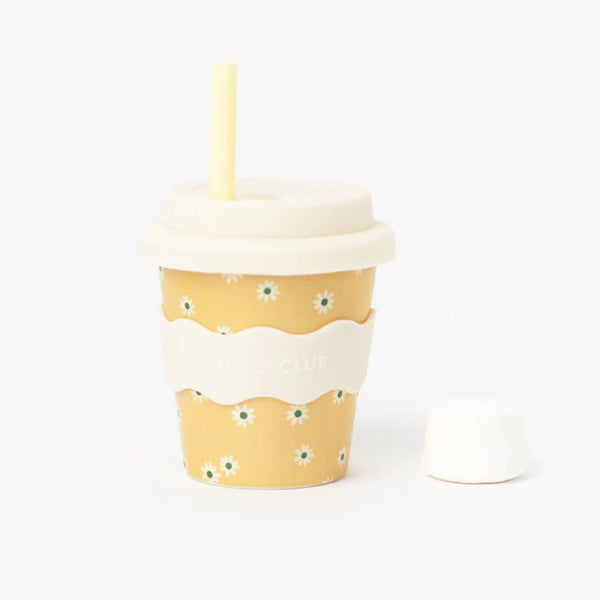 Babychino Cup 4oz (120ml) | Yellow Daisy