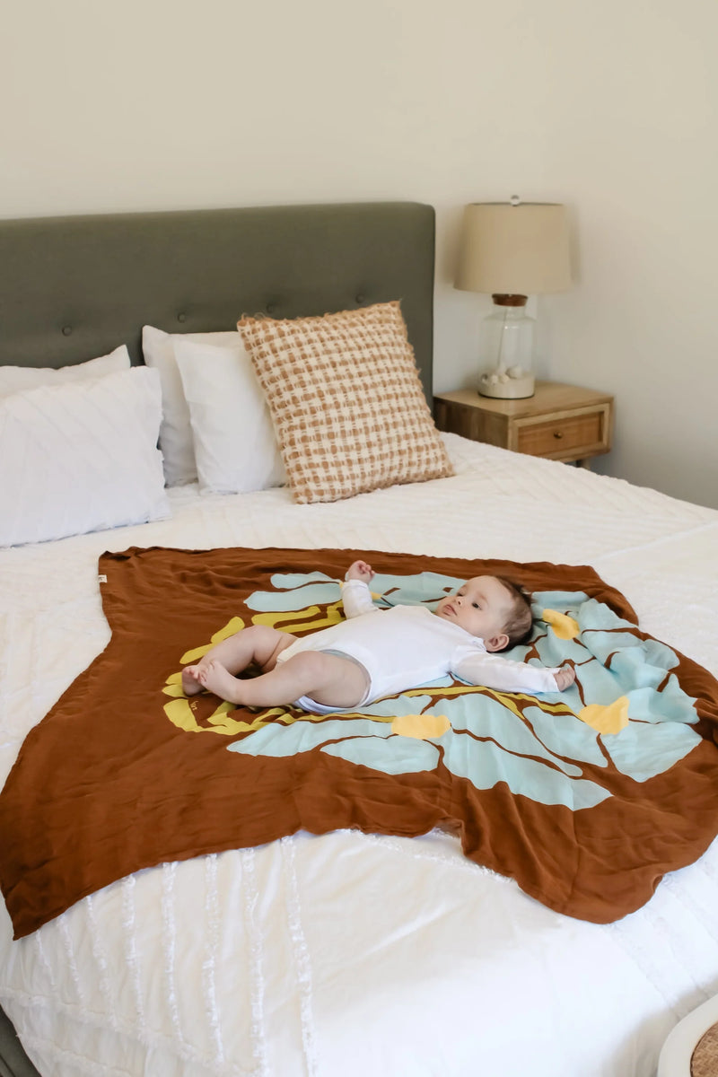 Organic Muslin Swaddle | Fleur (Limited Edition)