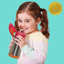b.box Insulated Drink Bottle 350ml | Strawberry Shake