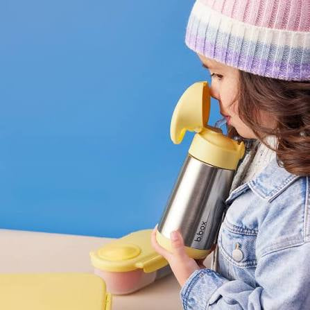 b.box Insulated Drink Bottle 350ml | Lemon Twist