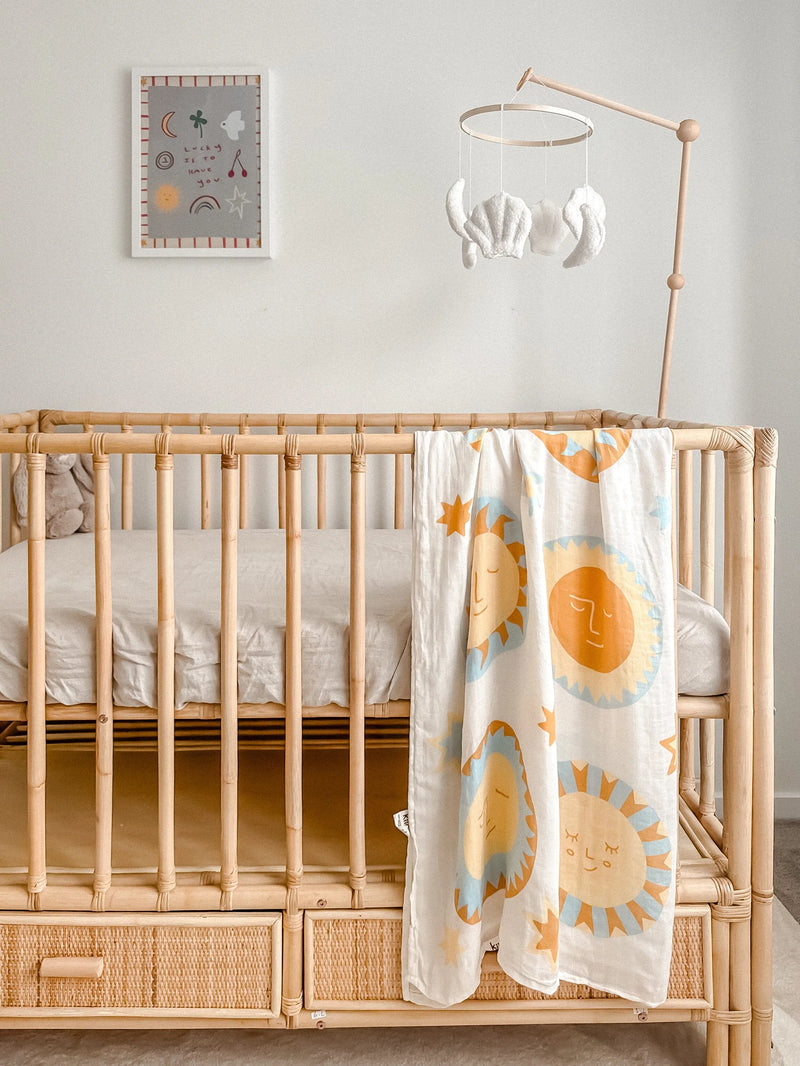 Organic Muslin Swaddle | Sunny Day (Limited Edition)