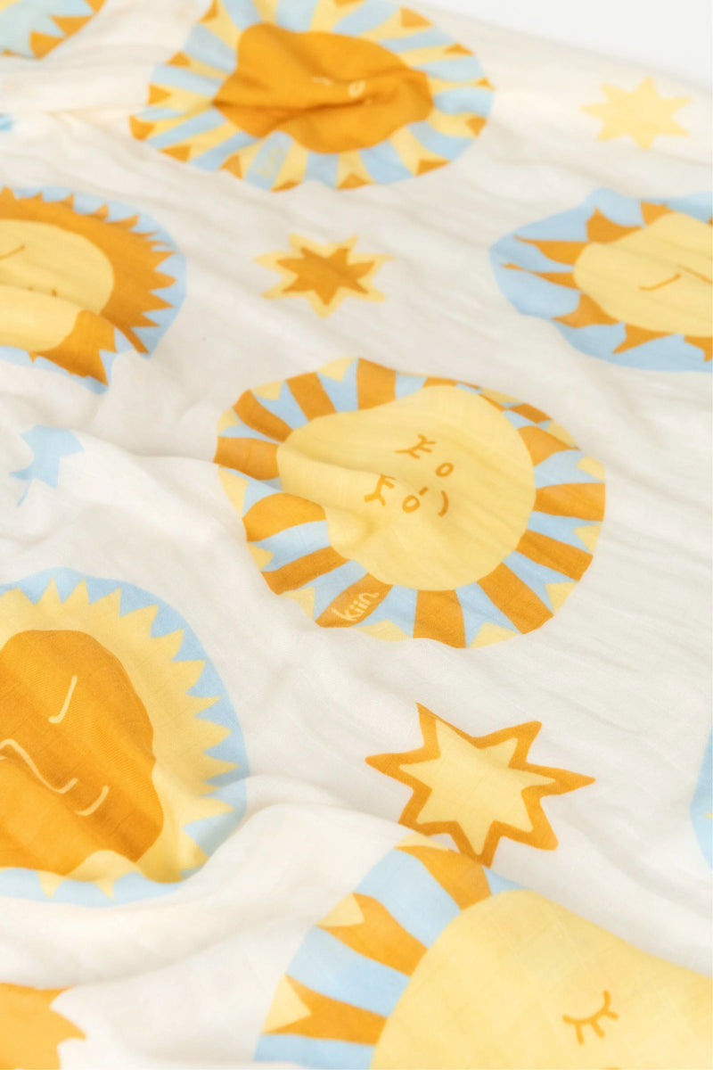 Organic Muslin Swaddle | Sunny Day (Limited Edition)