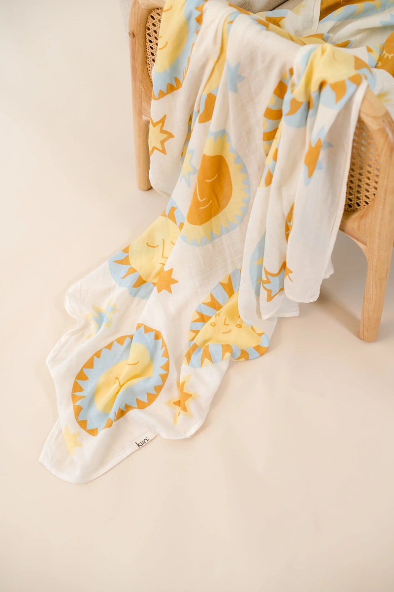 Organic Muslin Swaddle | Sunny Day (Limited Edition)