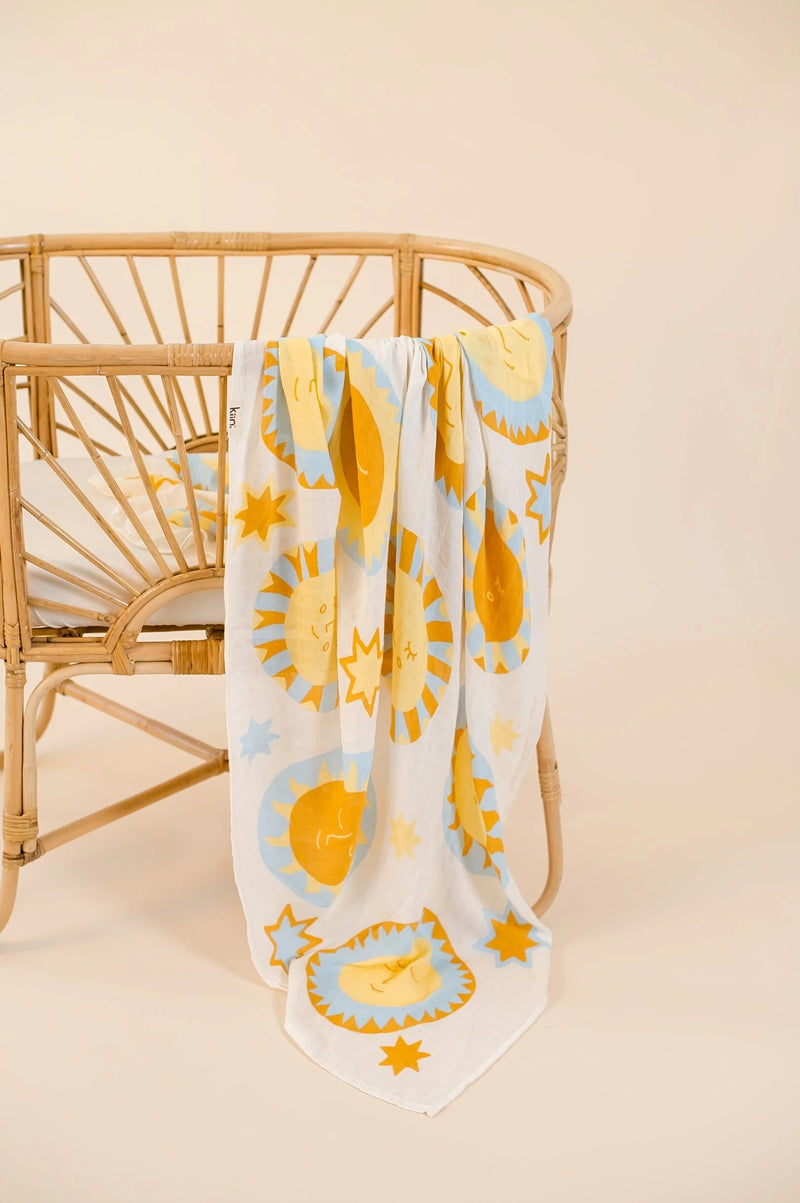 Organic Muslin Swaddle | Sunny Day (Limited Edition)