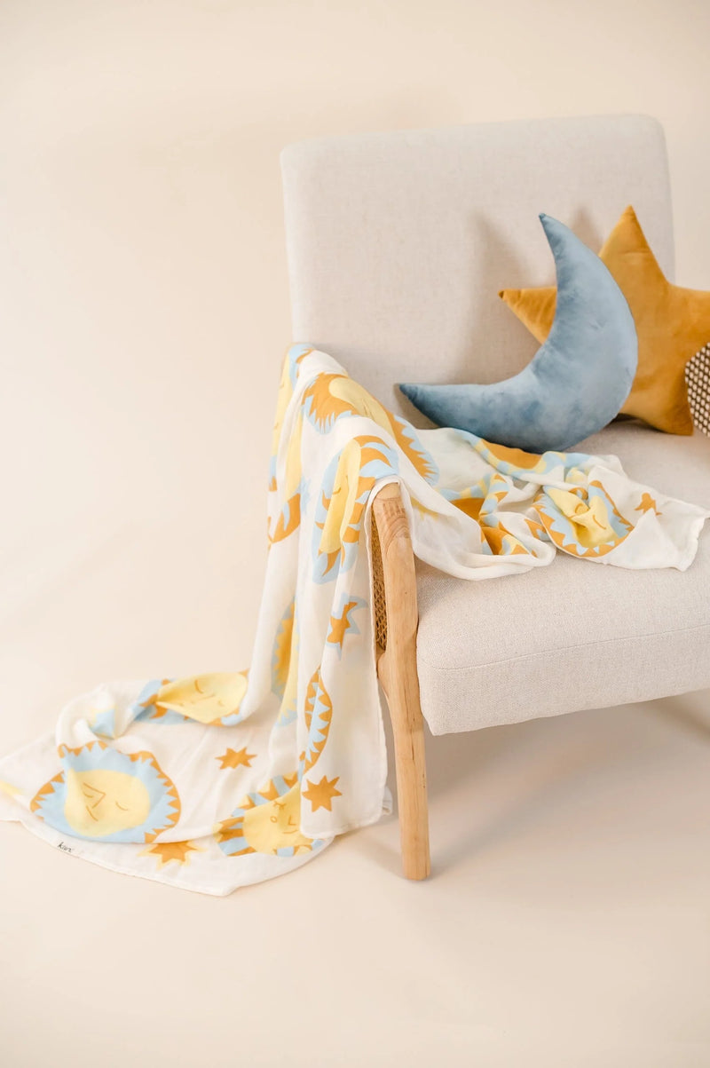 Organic Muslin Swaddle | Sunny Day (Limited Edition)