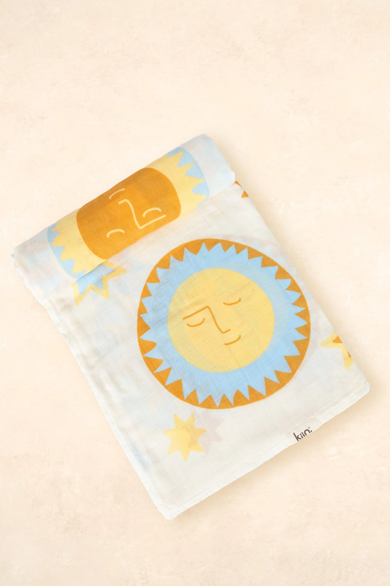 Organic Muslin Swaddle | Sunny Day (Limited Edition)