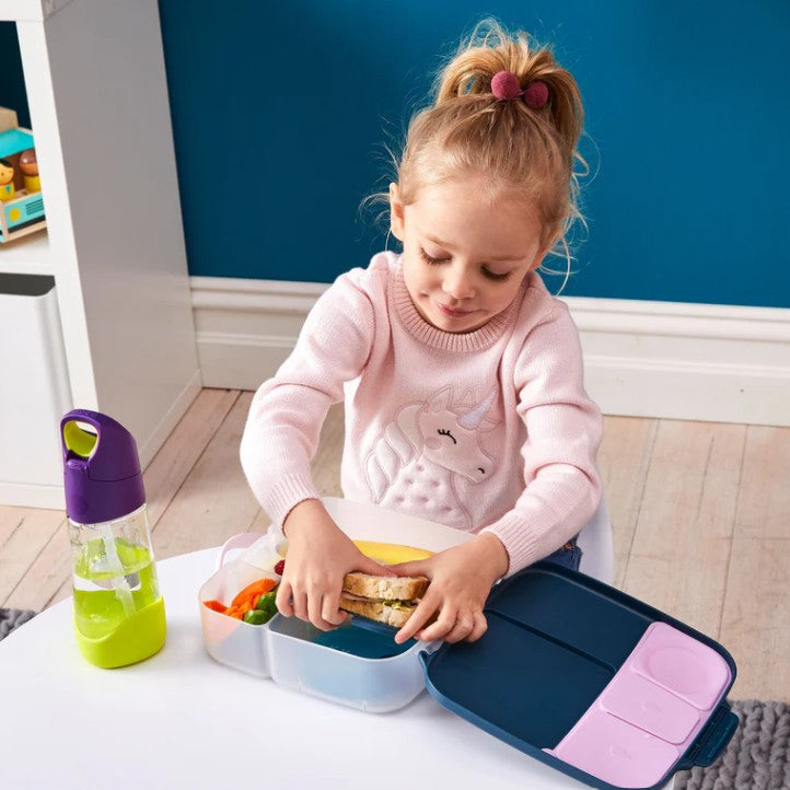 b.box Lunchbox Large 2L with Gel Cooler | Indigo Rose