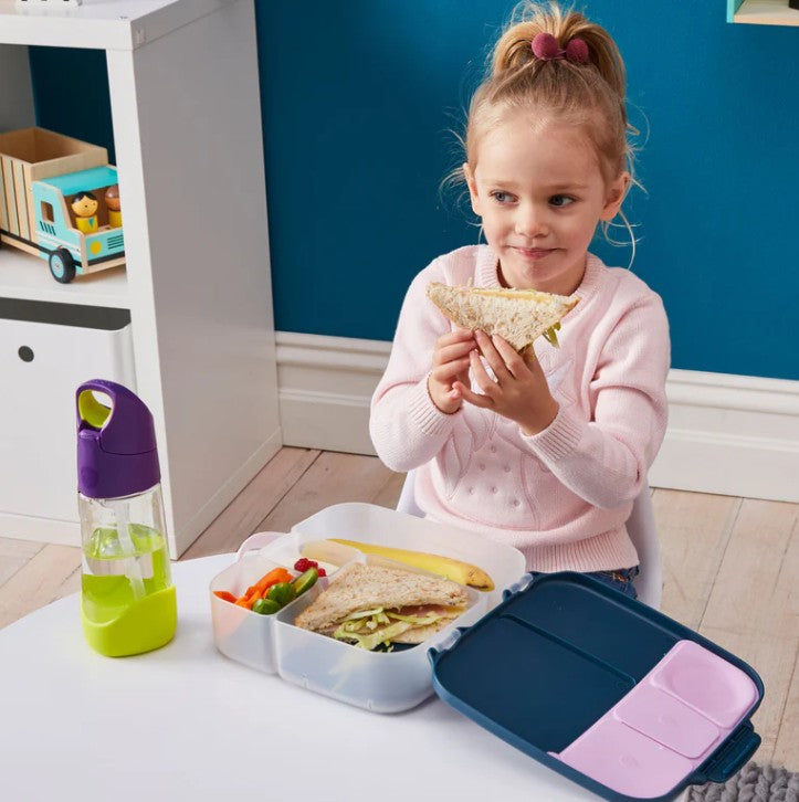 b.box Lunchbox Large 2L with Gel Cooler | Indigo Rose