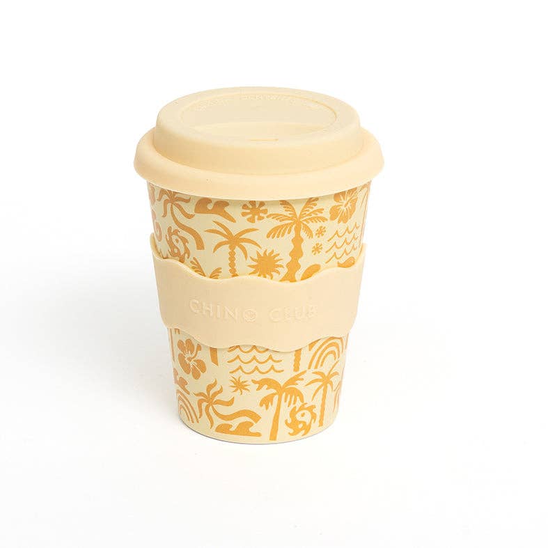 Adult Reusable Bamboo Coffee Cup 12oz (350ml) | Moana