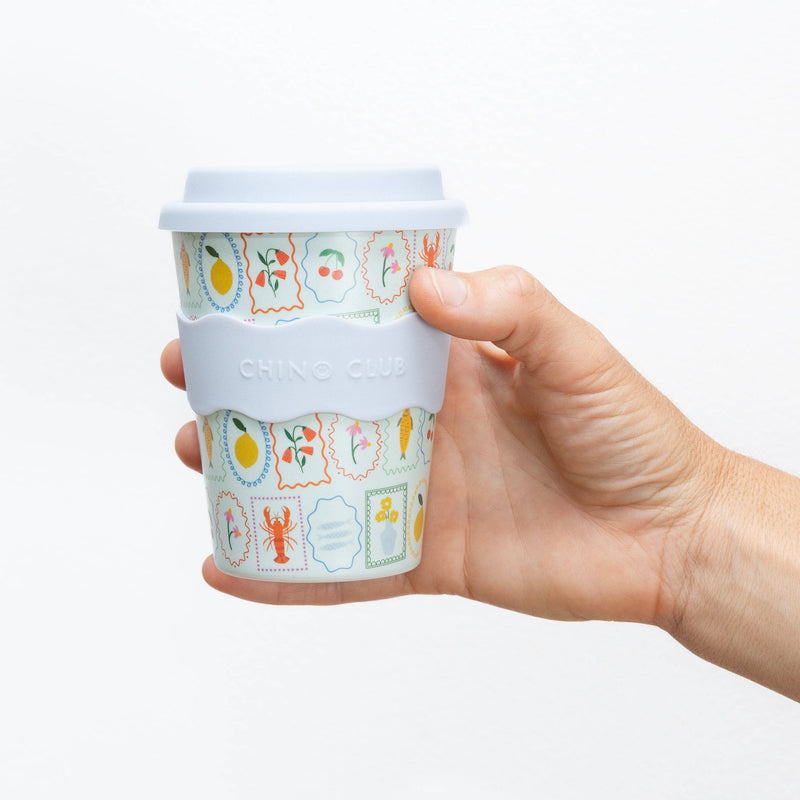 Adult Reusable Bamboo Coffee Cup 12oz (350ml) | Amalfi