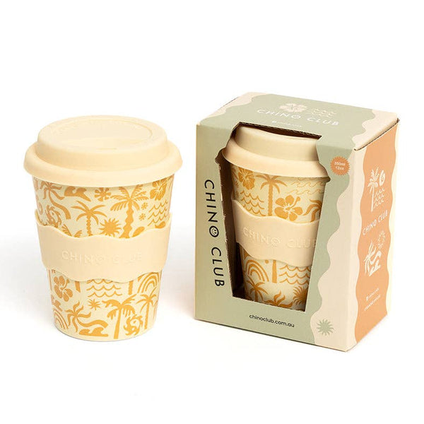 Adult Reusable Bamboo Coffee Cup 12oz (350ml) | Moana