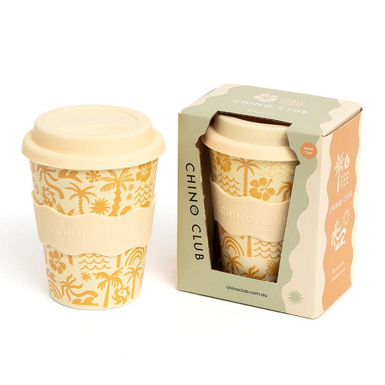 Adult Reusable Bamboo Coffee Cup 12oz (350ml) | Moana