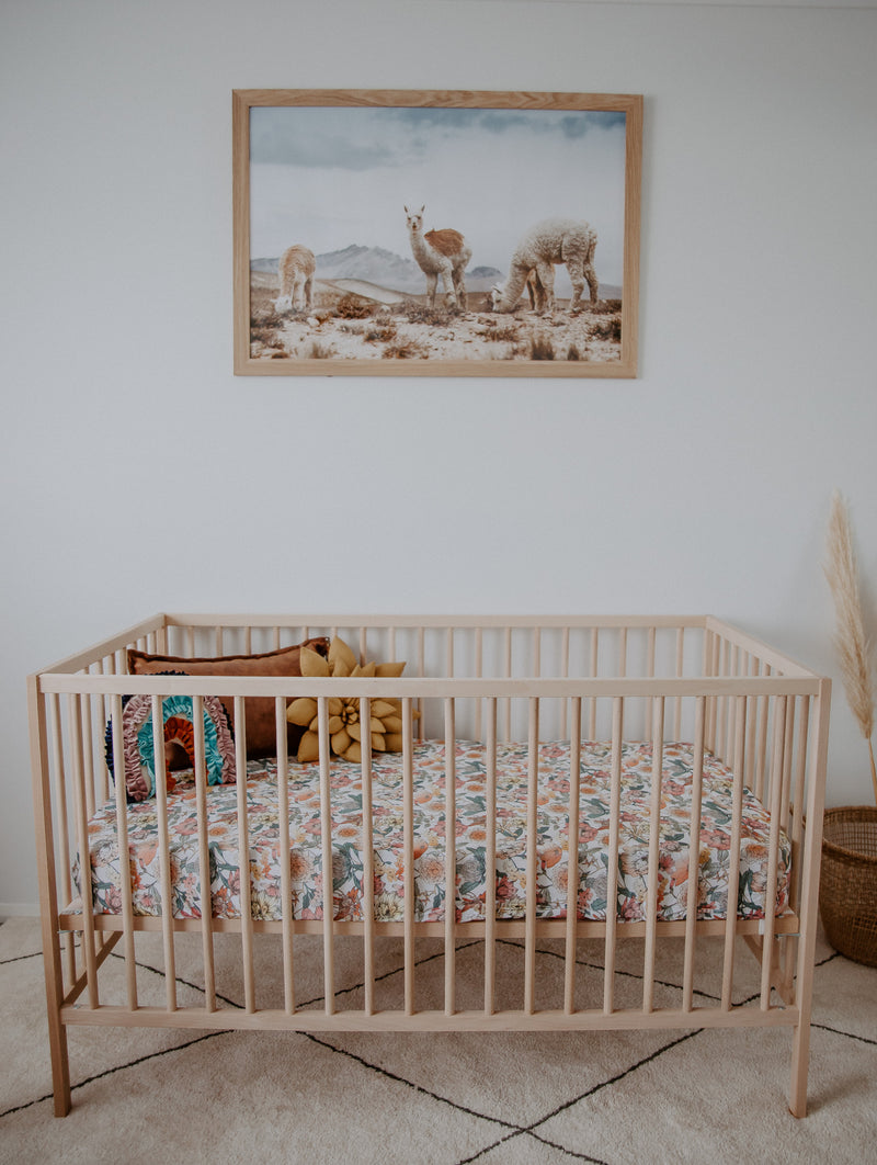 Fitted Cot Sheet | Australiana