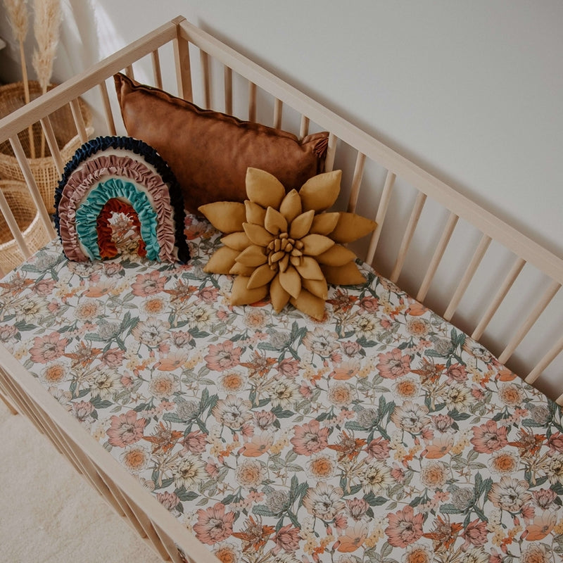 Fitted Cot Sheet | Australiana