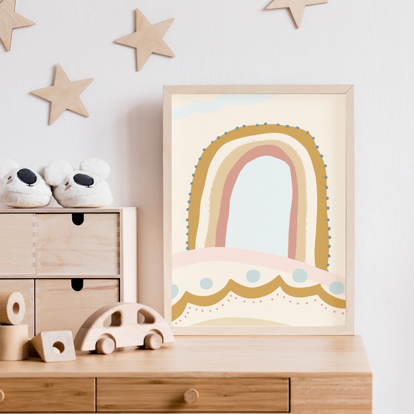 Wall Art Print | Rainbow Arches