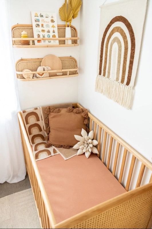 Organic Cot Sheet | Blush