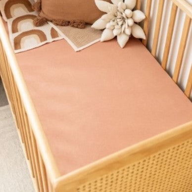 Organic Cot Sheet | Blush