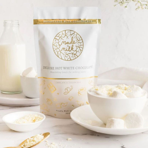 Deluxe Lactation Drink | White Hot Chocolate